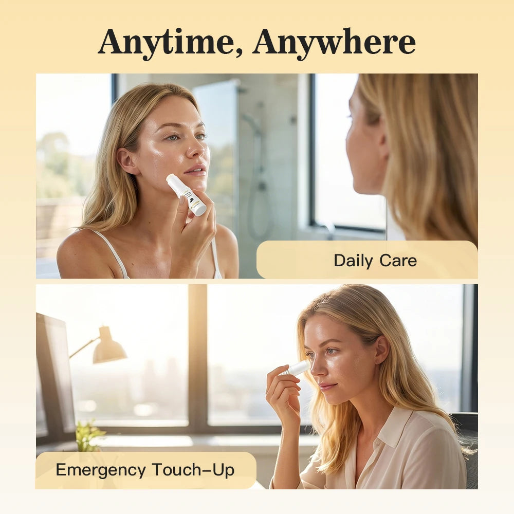 Vegan Collagen & Vitamin C 3-in-1 Balm Serum Stick | 10g Serum Balm Stick QXL