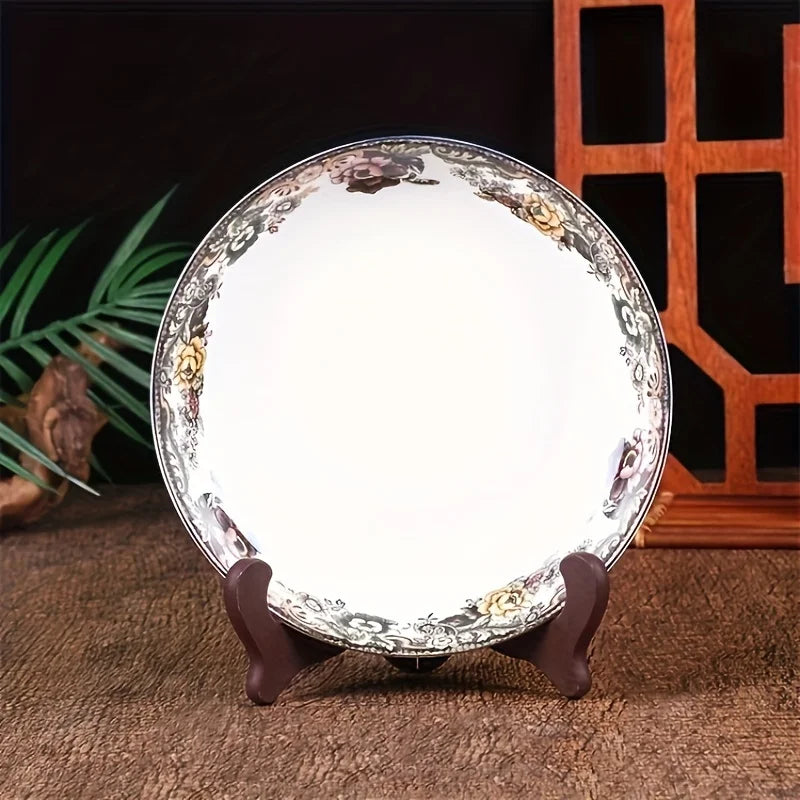 Foldable Transparent Plate Display Stand | Plastic Easel Holder Plate Display Stand QXL
