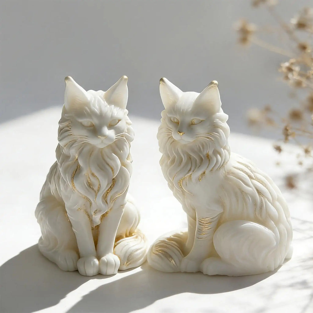 3D Sitting Cat Silicone Resin Mold | Candle, Soap & Craft Silicone Craft Mold QXL