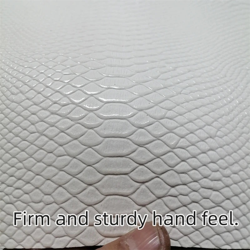 Dragon Scale Embossed Top-Grain Cowhide Leather Sheet | DIY Craft Leather Sheet QXL