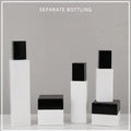 Refillable Glass Pump Bottle 20–120ml | Lotion & Mist Sprayer Refillable Pump Bottle QXL white glass 1pc 120ml pump