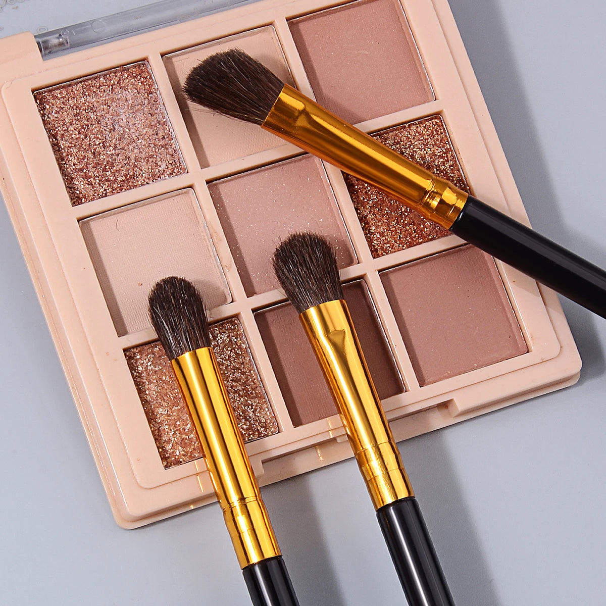 3-Piece Horsehair Eyeshadow Brush Set | Blend, Shade & Define Eyeshadow Brush Set QXL