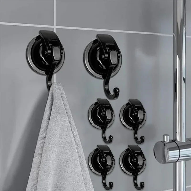 2-Pack Heavy-Duty 15lb Suction Cup Hooks – No Drilling Suction Cup Hooks QXL
