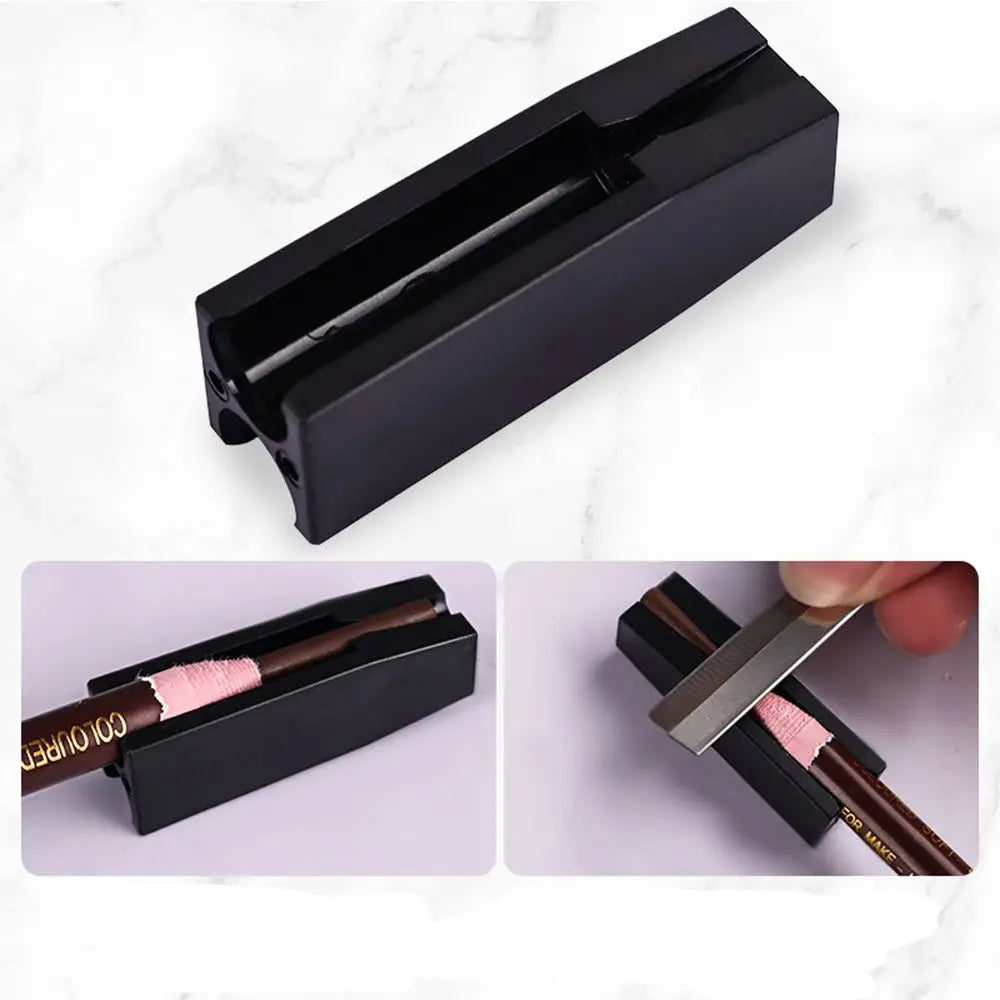 Dual-Slot Eyebrow Pencil Sharpener | Microblading Tool Eyebrow Pencil Sharpener QXL