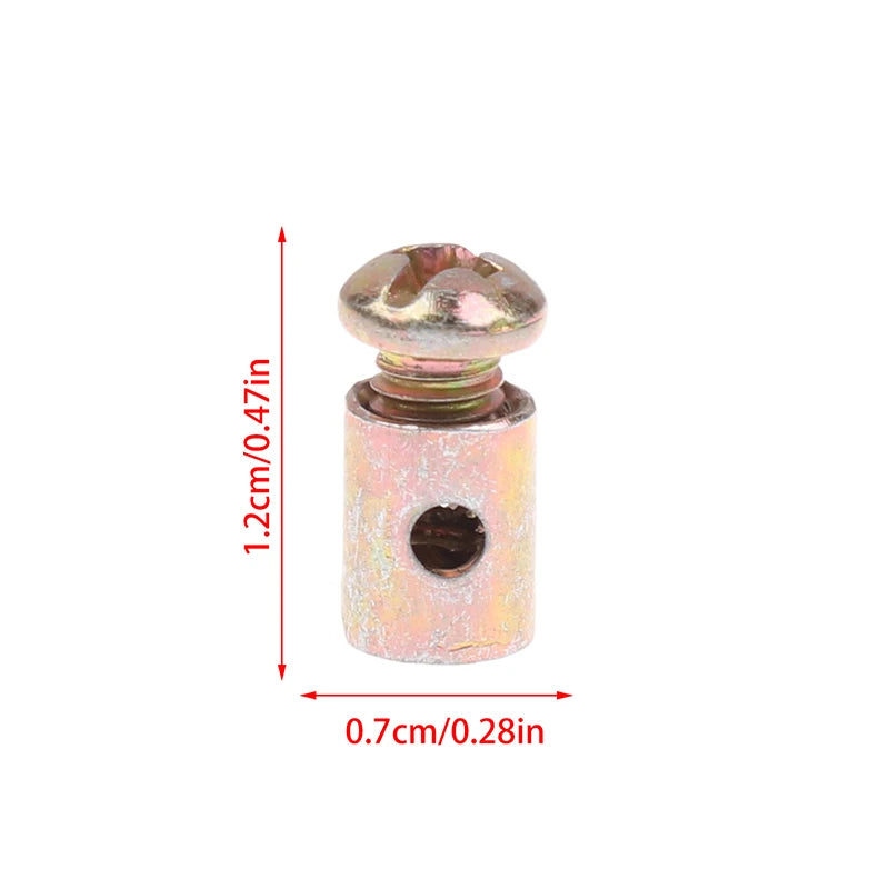 5-Pack 3mm Solderless Cable Nipples | Motorcycle, Car & Bike Cable Nipple Kit QXL
