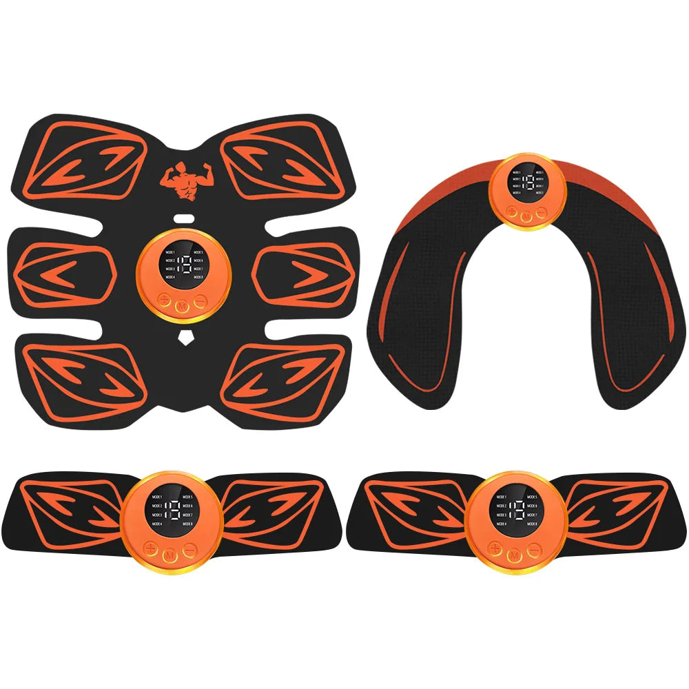 USB Rechargeable EMS Ab Stimulator | Full Body Muscle Toner EMS Muscle Stimulator QXL