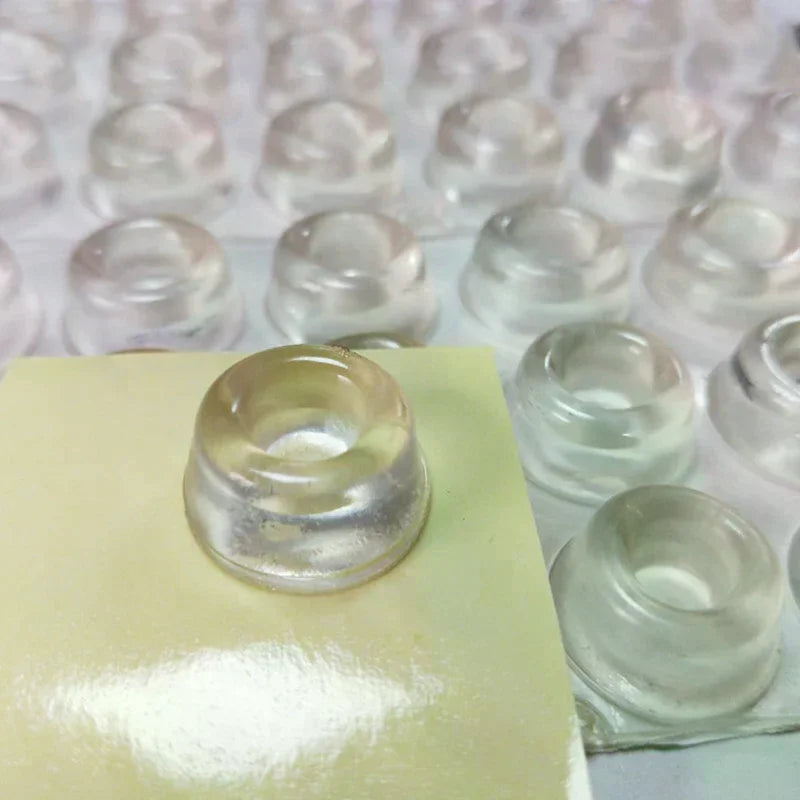 12-Pack Transparent Self-Adhesive Door Stopper Bumper Pads Door Bumper Pads QXL