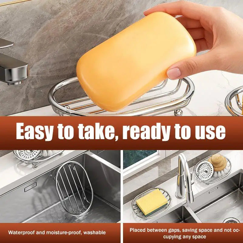 Stainless Steel Soap Dish Rack | Rustproof Drain Holder Soap Dish Rack QXL