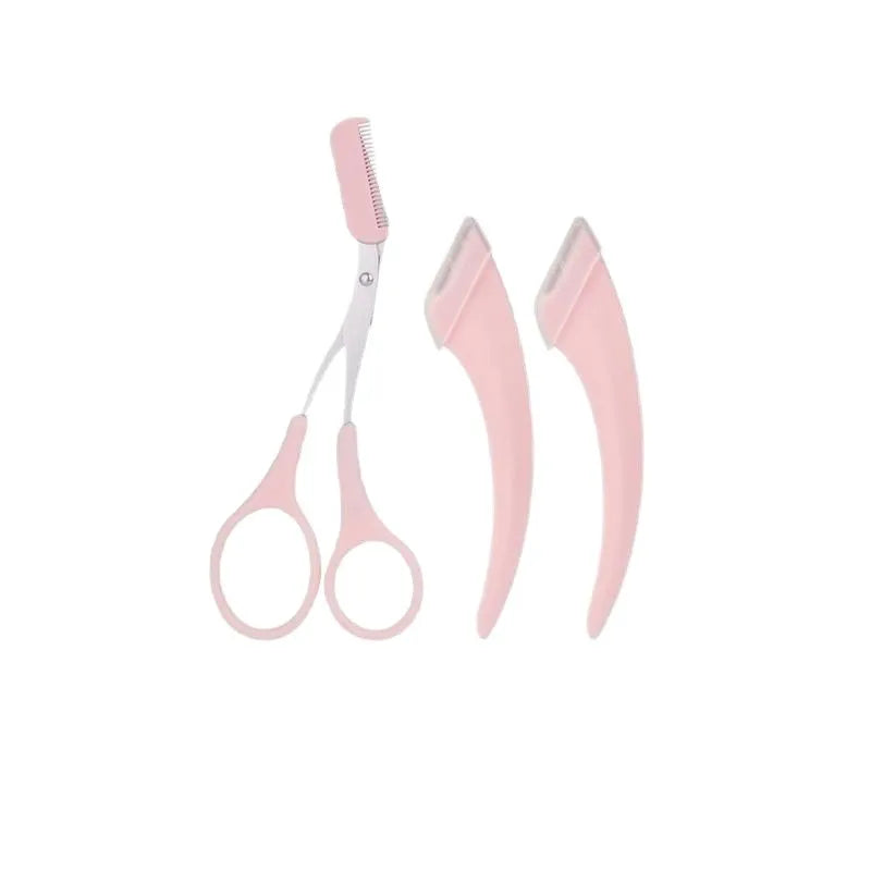 Stainless Steel Eyebrow Scissors with Comb | Brow Trimmer Eyebrow Trimmer Scissors QXL