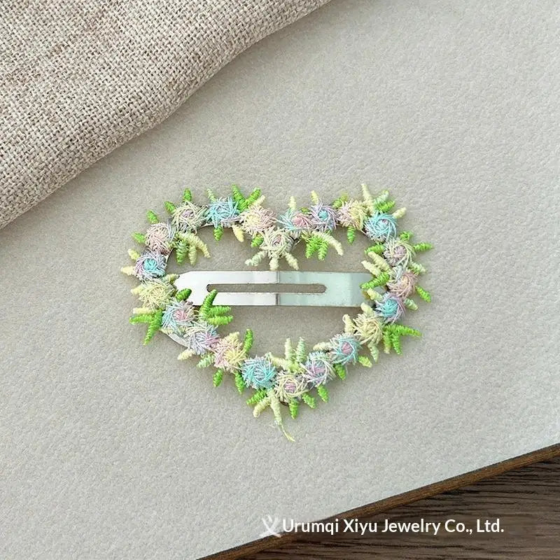 Decorative Hair Clips | Heart Star Flower Geometric Designs Decorative Hair Clip QXL 04