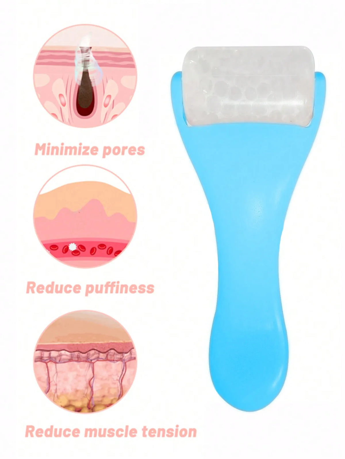 Ice Face Roller Massager | Facial Lifting & Skin Care Tool Face Roller Massager QXL