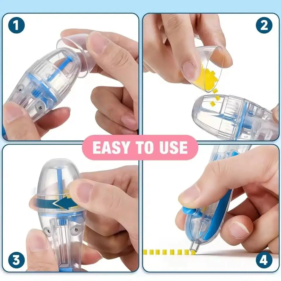 Press-Type Pixel Bead Dispenser Pen | Ergonomic DIY Tool Bead Dispenser Pen QXL