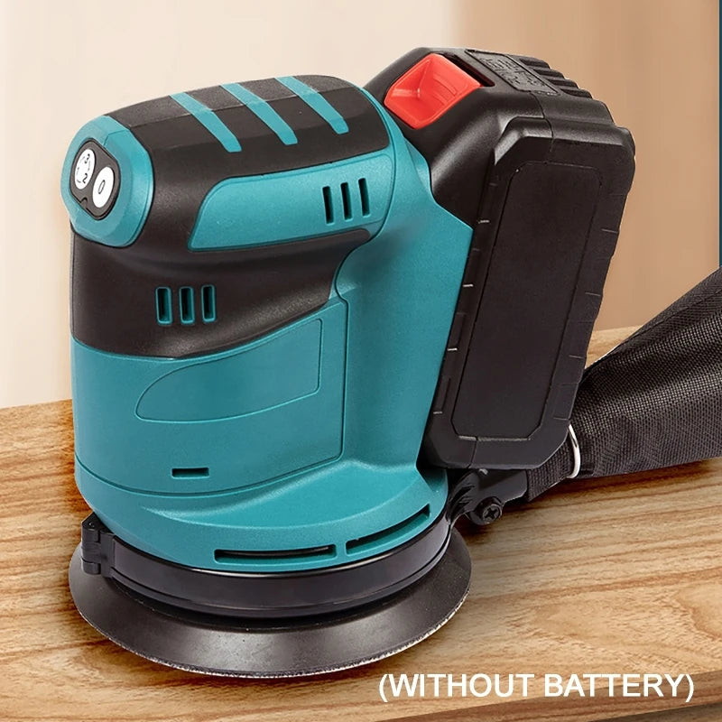 3-Speed Cordless Orbital Sander for Makita 18V Battery 125mm Cordless Orbital Sander QXL