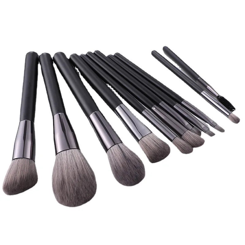11-Piece Soft Synthetic Makeup Brush Set – Face & Eye Tools Makeup Brush Set QXL