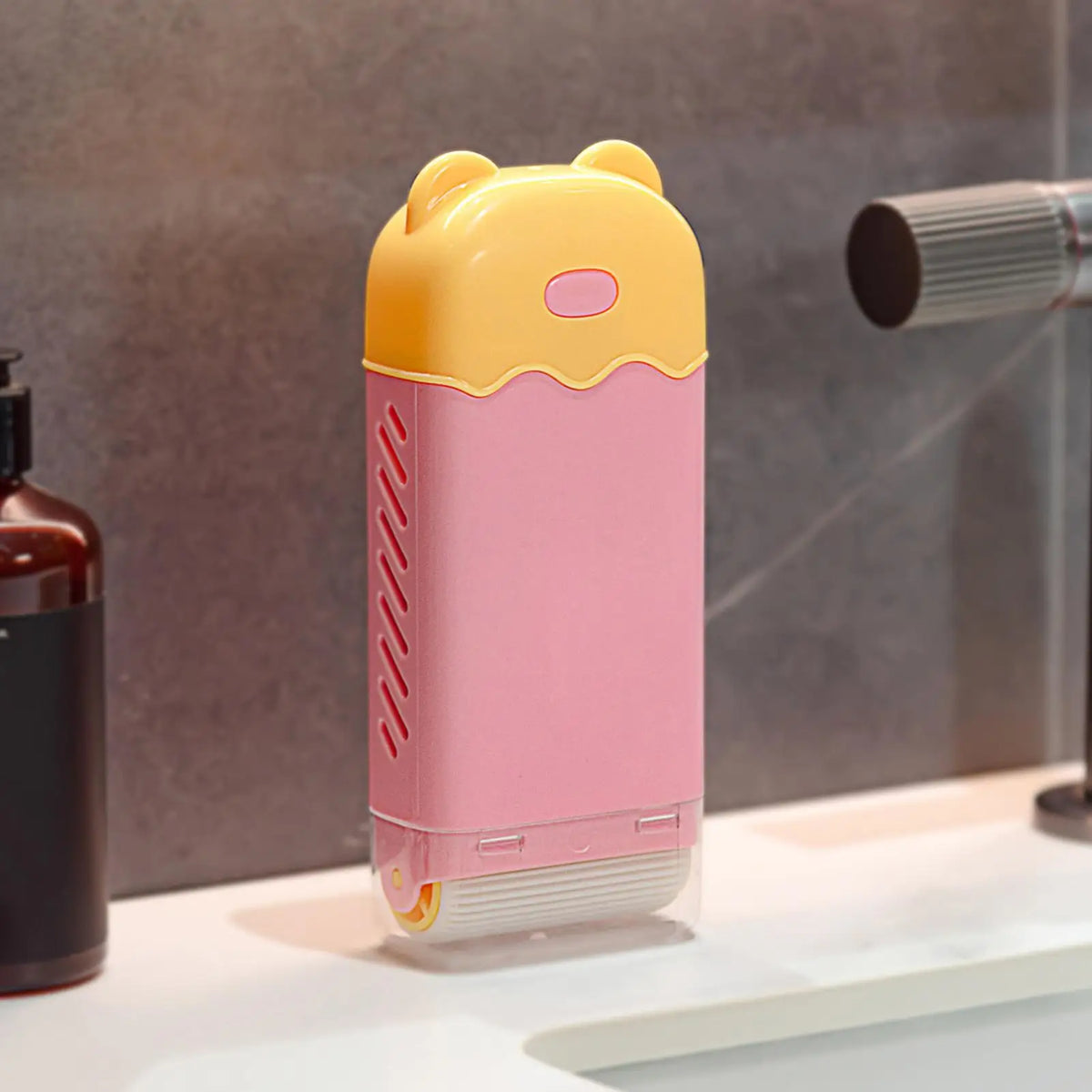 Portable Rolling Foam Soap Box | Travel Toiletry Container Travel Soap Box QXL pink
