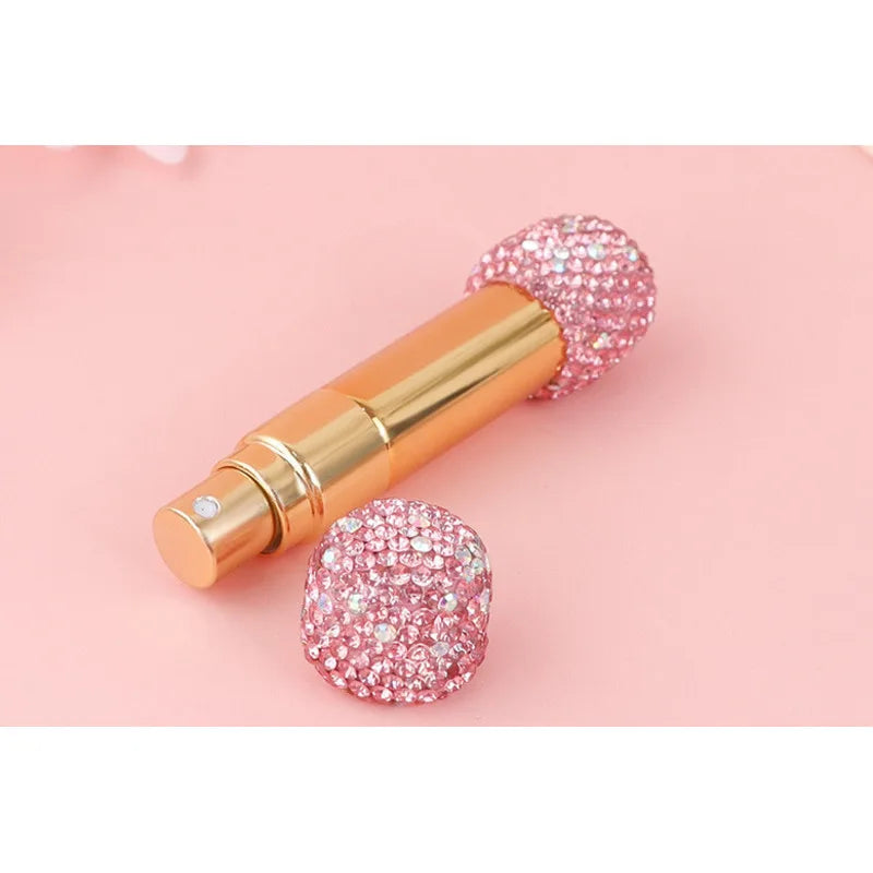 10ml Diamond Glass Perfume Spray Bottle | Refillable Atomiser Perfume Atomiser Bottle QXL
