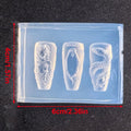3D Snake & Women Silicone Nail Art Mold | Relief Template Nail Art Mold QXL 1PCS