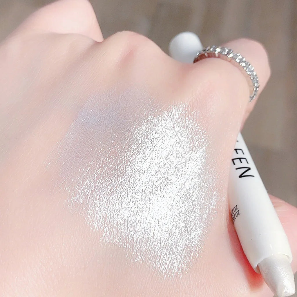 Pearl White Shimmer Eye Highlighter Pencil | Waterproof 2g Eye Highlighter Pencil QXL