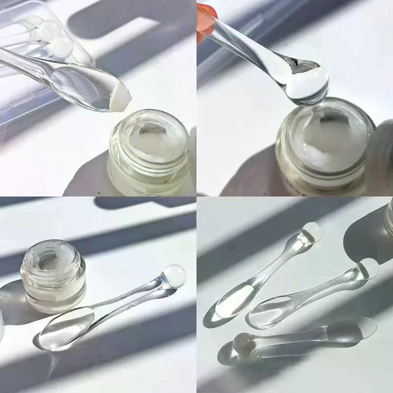 Acrylic Cosmetic Spatulas & Face Mask Mixing Spoons | 1–3 Pack Cosmetic Spatula Set QXL