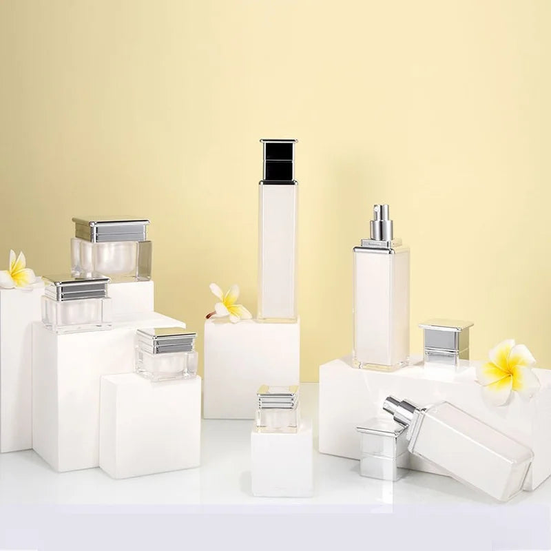 Empty Acrylic Lotion Pump Bottle | Refillable Cosmetic Container Cosmetic Pump Bottle QXL 120ml spray