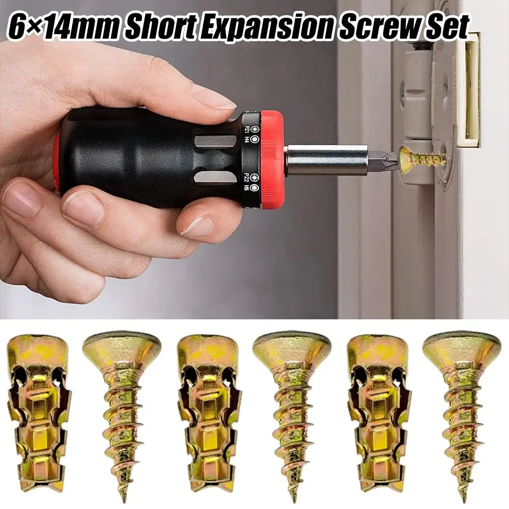 30/50/100-Pack Cabinet Hinge Expansion Screw Set | M2×3 Expansion Screw Set QXL
