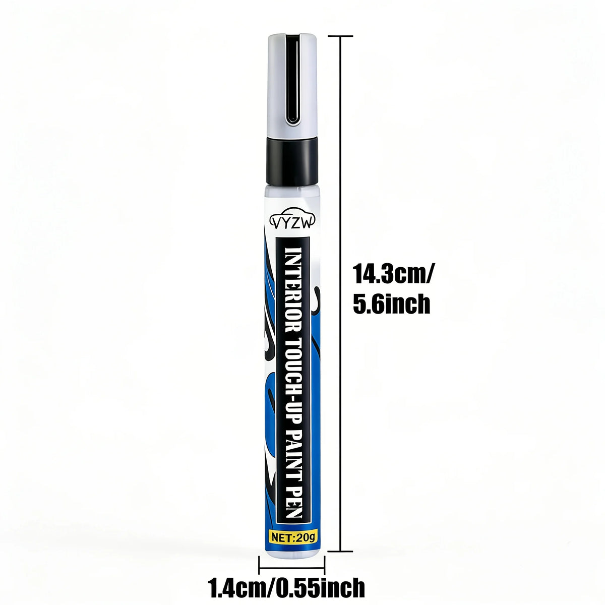 Car Interior Scratch Touch-Up Pen | Black Plastic & Leather Car Touch-Up Pen QXL