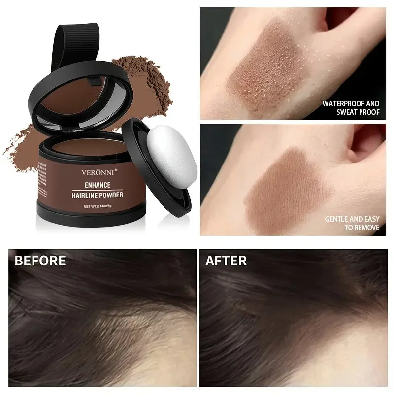 VERONNI Hairline Root Concealer Shadow Powder | Waterproof Root Concealer Powder QXL