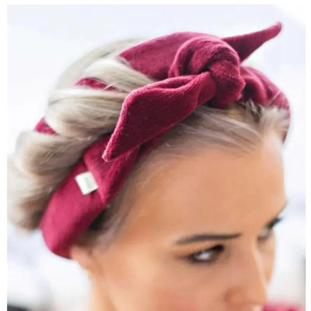 Heatless Curling Rod Headband | Soft Foam Overnight Hair Roller Heatless Hair Curler QXL