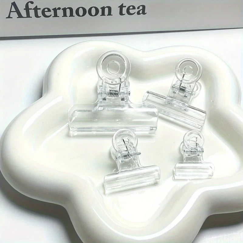 Plastic Bulldog Clips Assorted Sizes | Bag & Paper Clamps Bulldog Clips Set QXL