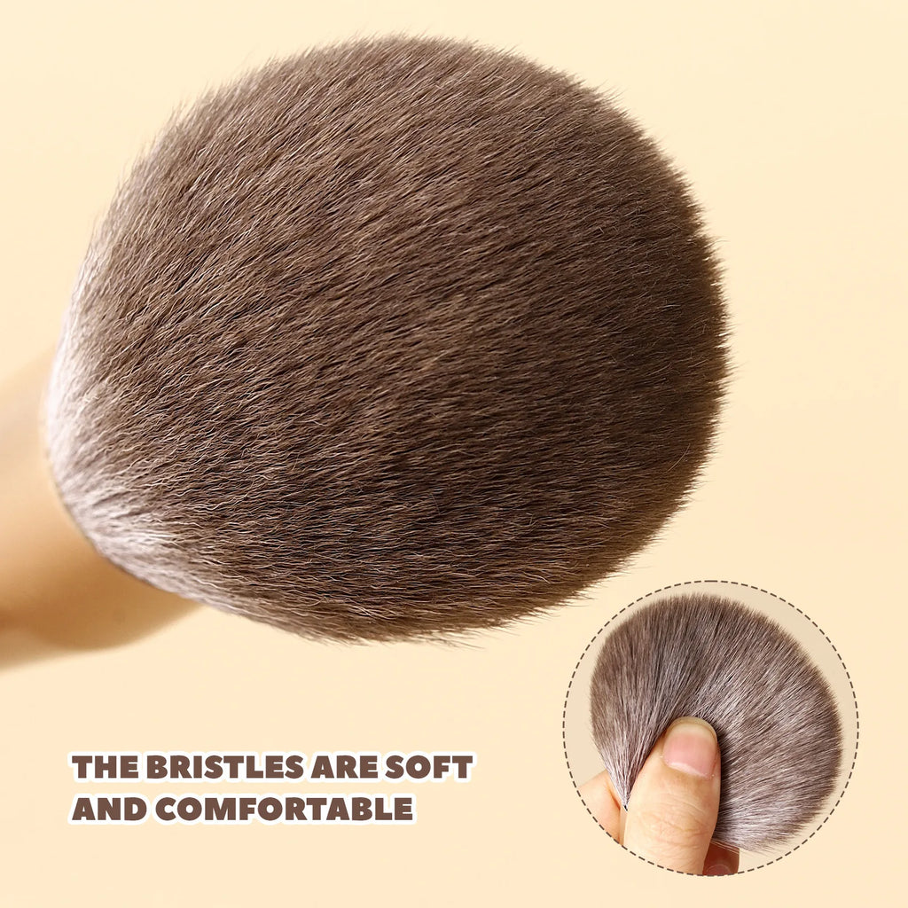 Large Loose Powder Brush | Gold-Plated Soft Makeup Brush Loose Powder Brush QXL