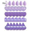 Mini Makeup Sponge Powder Puffs – 15, 30 or 60 Pack Makeup Sponge Puffs QXL 30Pcs
