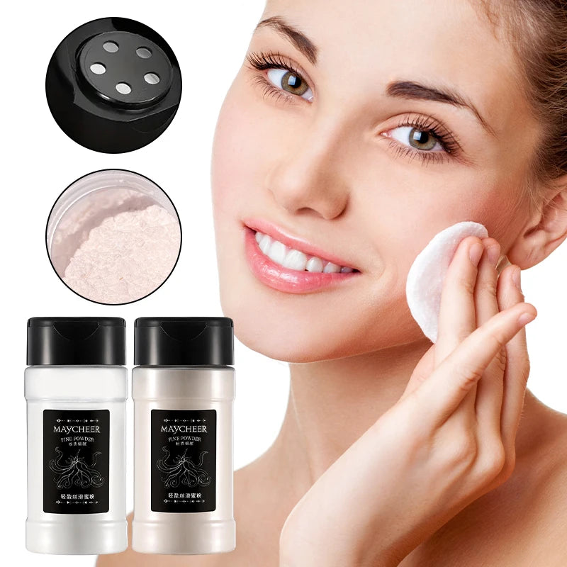 VERONNI Oil Control Loose Powder – Matte Finish Face Powder Loose Setting Powder QXL