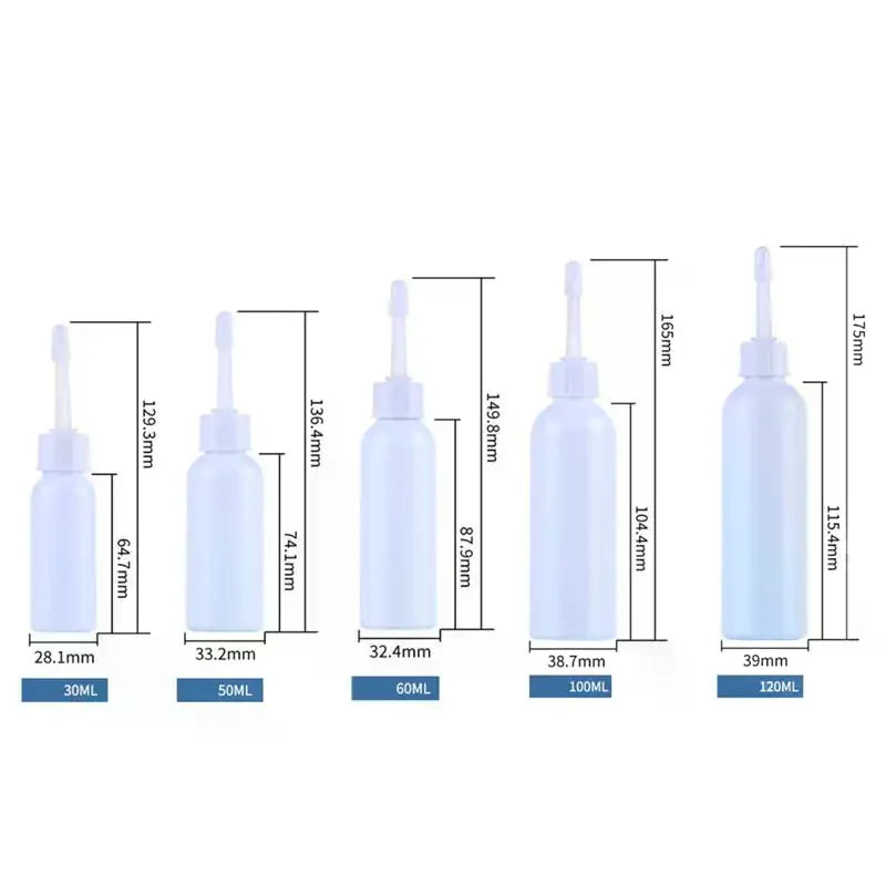 Empty Squeeze Tip Bottle 30–120ml | Lotion Drop Dispenser Squeeze Dispenser Bottle QXL