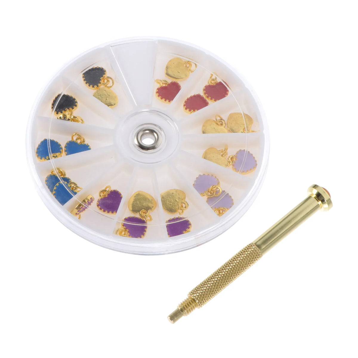 Zodiac Alloy Nail Art Charms Set | DIY Manicure Pendants Nail Art Charms QXL