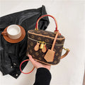 Women's Faux Leather Crossbody Purse | Gold-Tone Hardware Bag Crossbody Handbag QXL Khaki