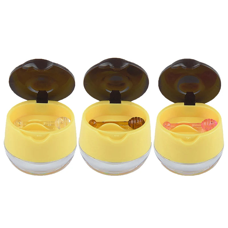 6g Refillable Empty Lip Balm Jar with Spoon | Travel Pot Lip Balm Container QXL