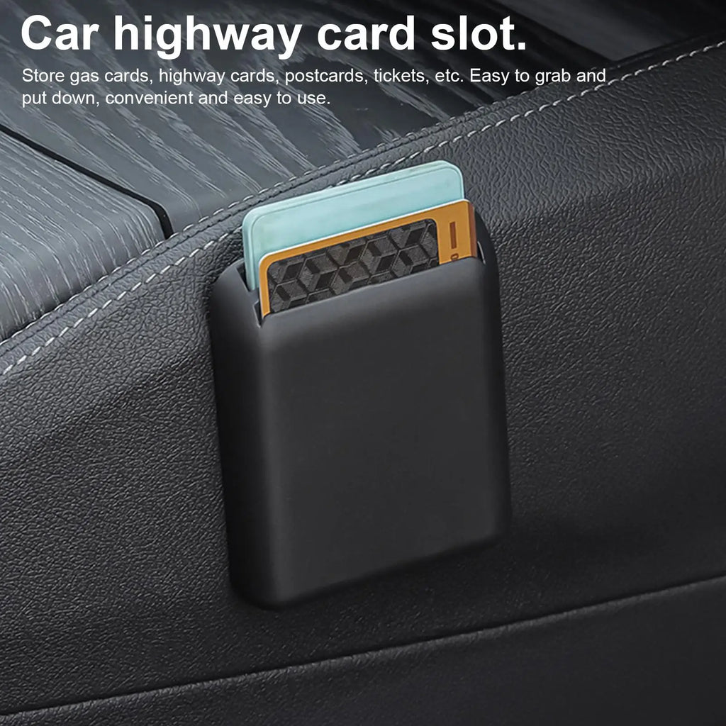 Car Card Holder & Organizer – Adhesive Mount Storage Box Car Card Organizer QXL