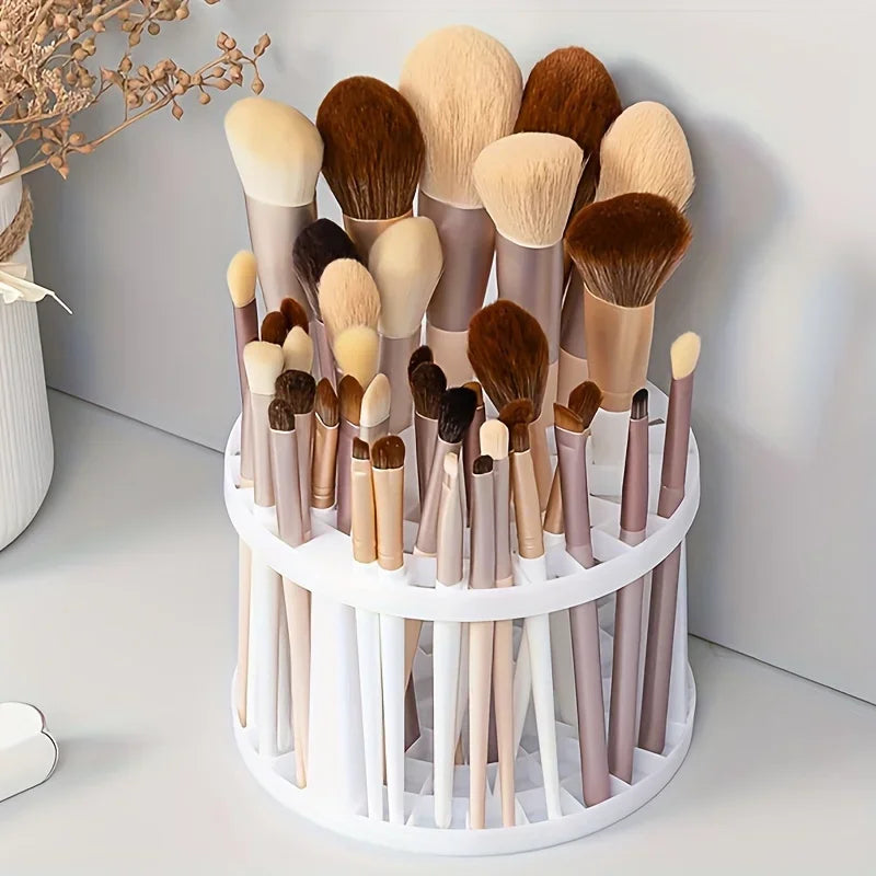 Large Capacity Makeup Brush Holder & Desktop Organizer Makeup Brush Holder QXL