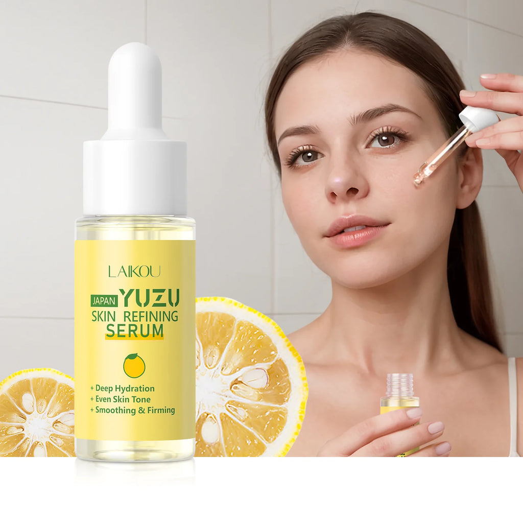 LAIKOU Yuzu Grapefruit Facial Essence – Brightening Serum 17ml Facial Serum Essence QXL