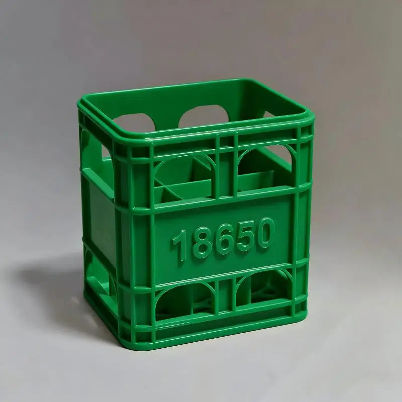 3D Beer Crate Battery Storage Box | AA AAA 18650 Stackable Battery Storage Box QXL A14