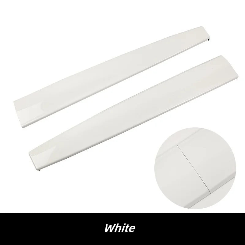 Tesla Model 3 & Y Carbon Fiber ABS Dashboard Console Cover Car Interior Trim Cover QXL White