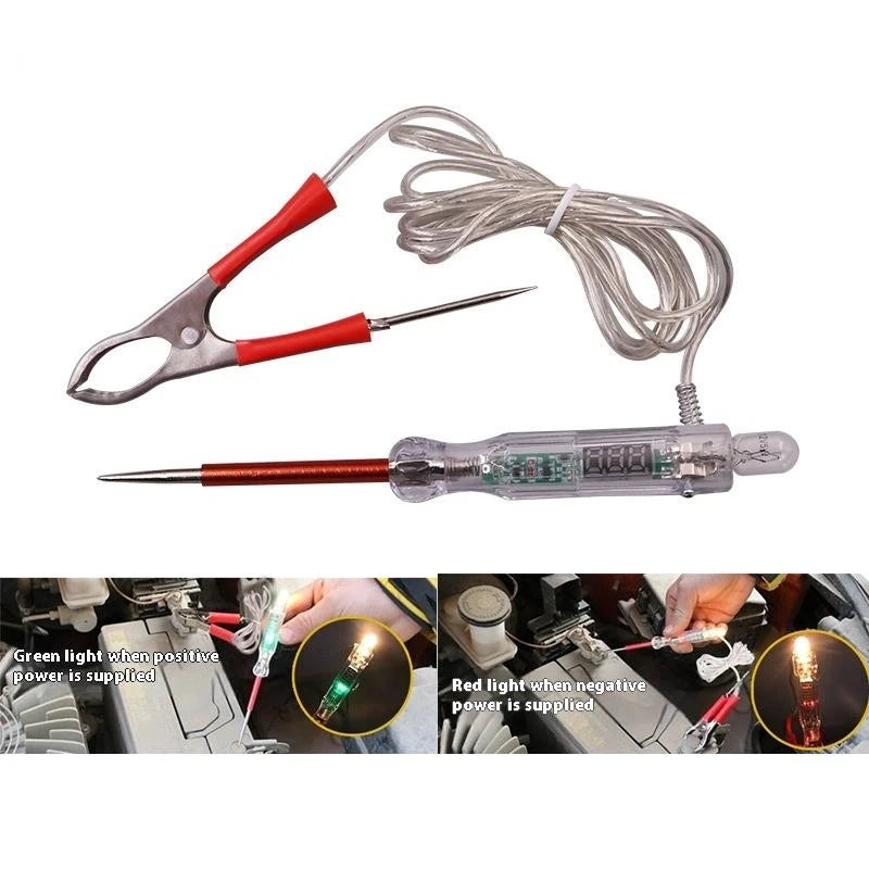 6V–36V Car Circuit Tester Pen | Dual LED Voltage Probe Automotive Circuit Tester QXL