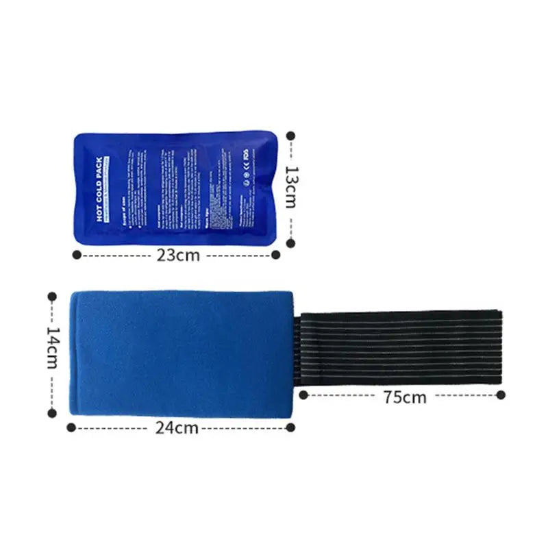 Gel Ice Pack with Adjustable Strap | Hot & Cold Therapy Wrap Hot Cold Therapy Pack QXL