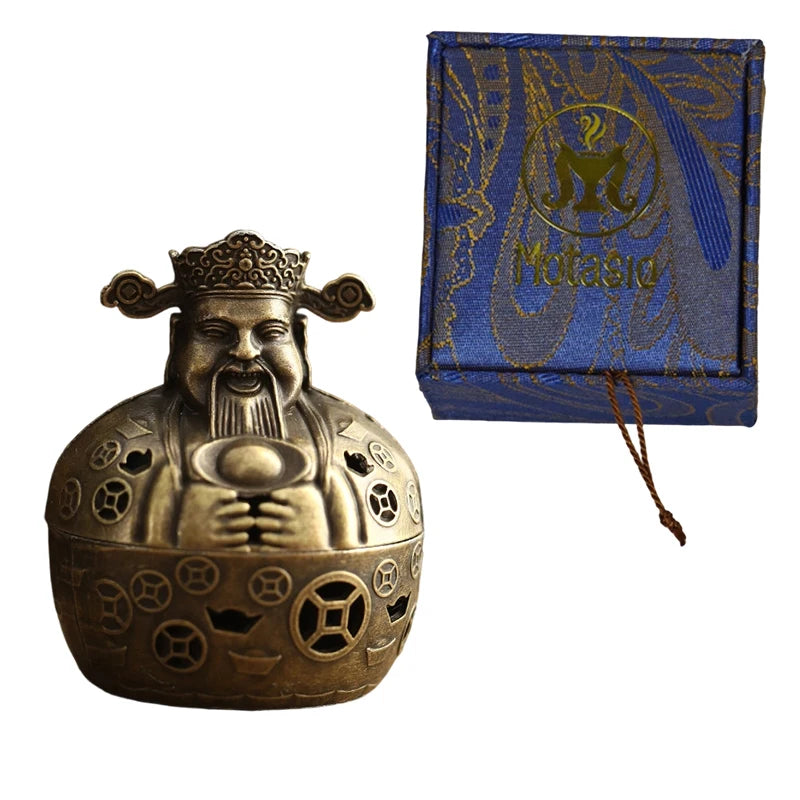 Vintage Mini Metal Incense Burner | Treasure Pot Home Decor Incense Burner QXL TK-XLA0011