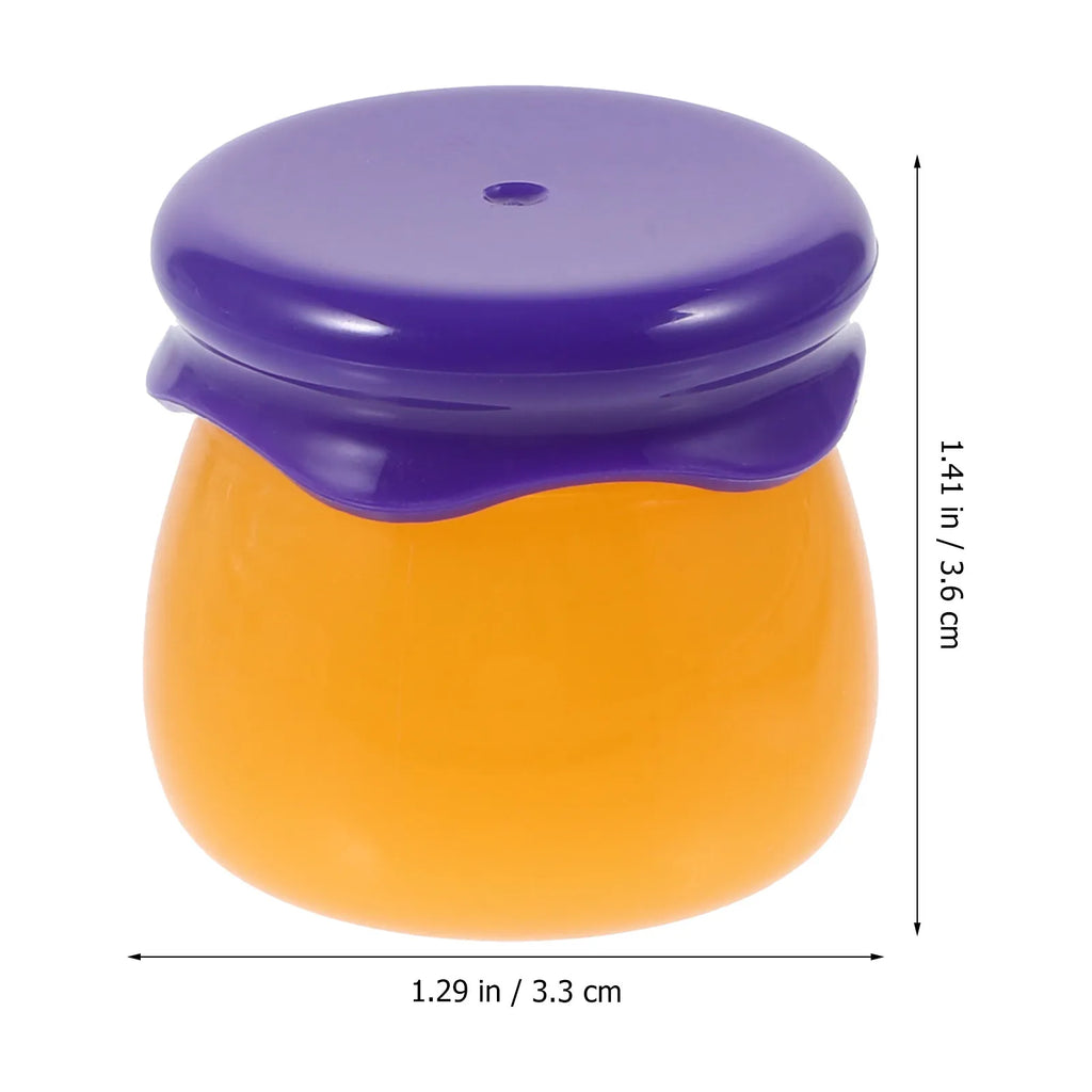 Mini Refillable Cream Jar | Leak-Proof Travel Sample Container Cosmetic Sample Jar QXL Dark Blue