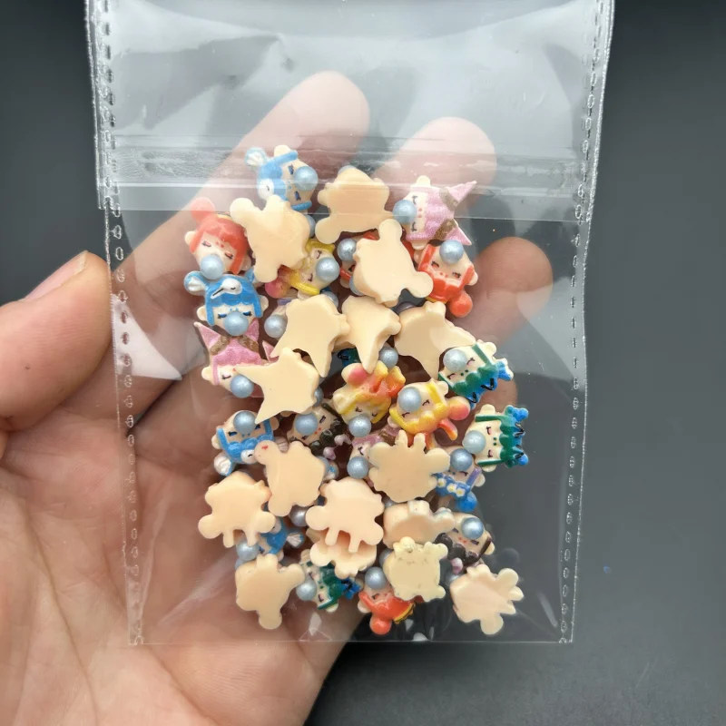 20-Pc Kawaii Cartoon Resin Nail Charms & Rhinestones Set Nail Art Charms QXL 20pcs