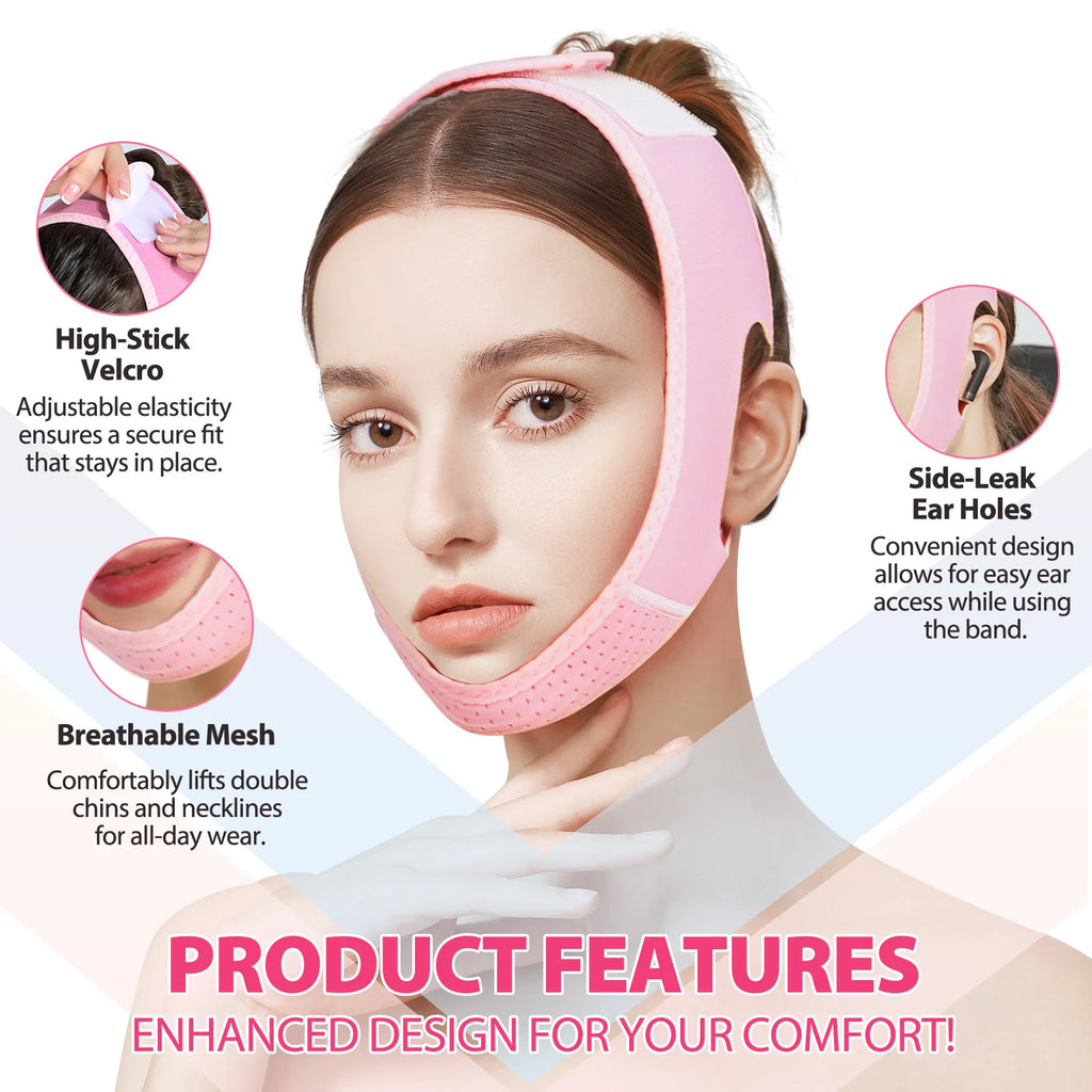 V-Line Face Lifting Strap | Chin Firming & Contouring Mask Face Lifting Strap QXL