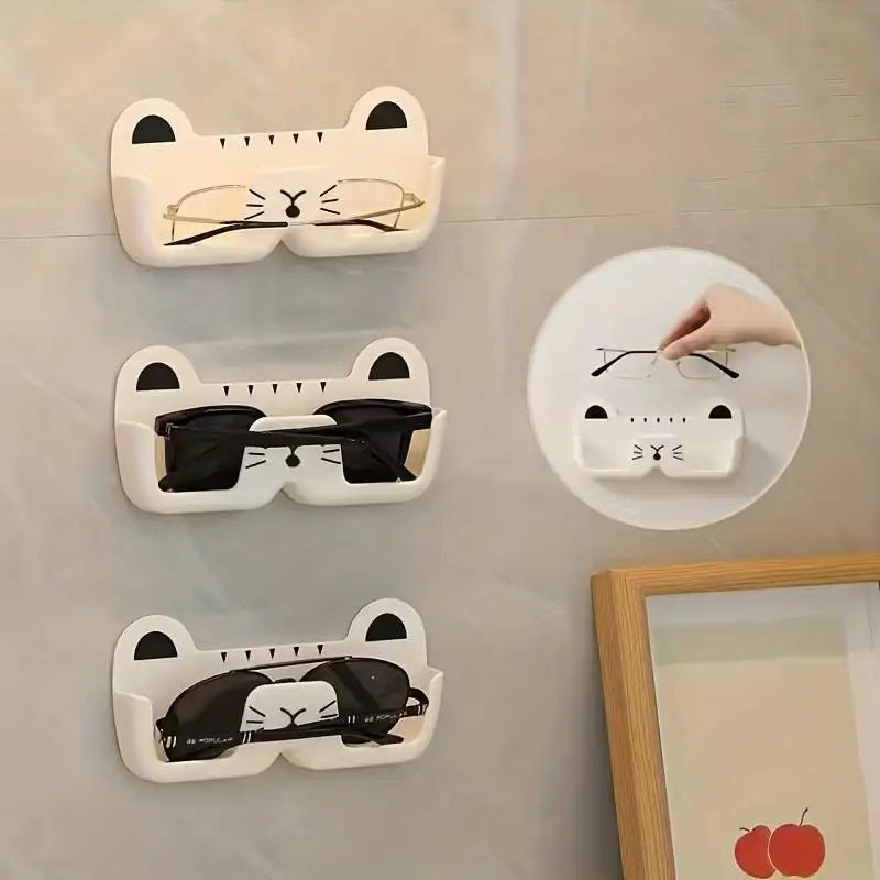 Wall-Mount No-Drill Eyeglass Case | Space-Saving Storage Eyeglass Case QXL