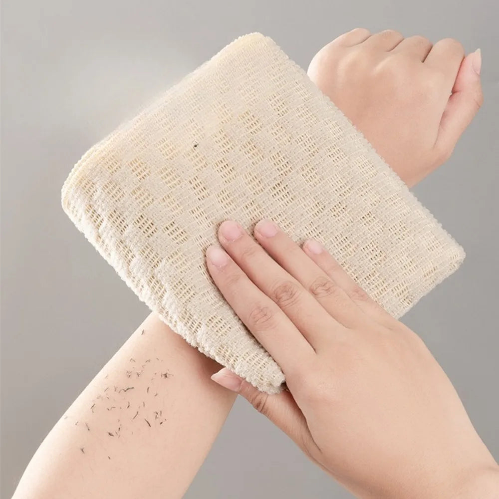 Japanese Exfoliating Back Towel | Silver Ion Antibacterial Scrub Body Exfoliating Towel QXL