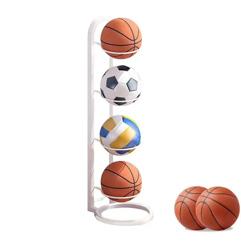 Multi-Layer Cast Iron Ball Storage Rack | Wall-Mount Stand Ball Storage Rack QXL